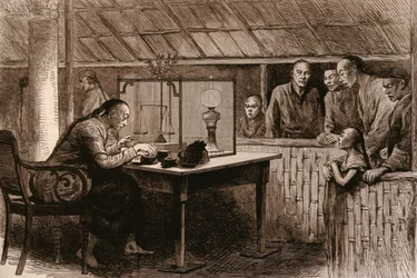The Opium Traffic: Chinese Selling Opium, from 